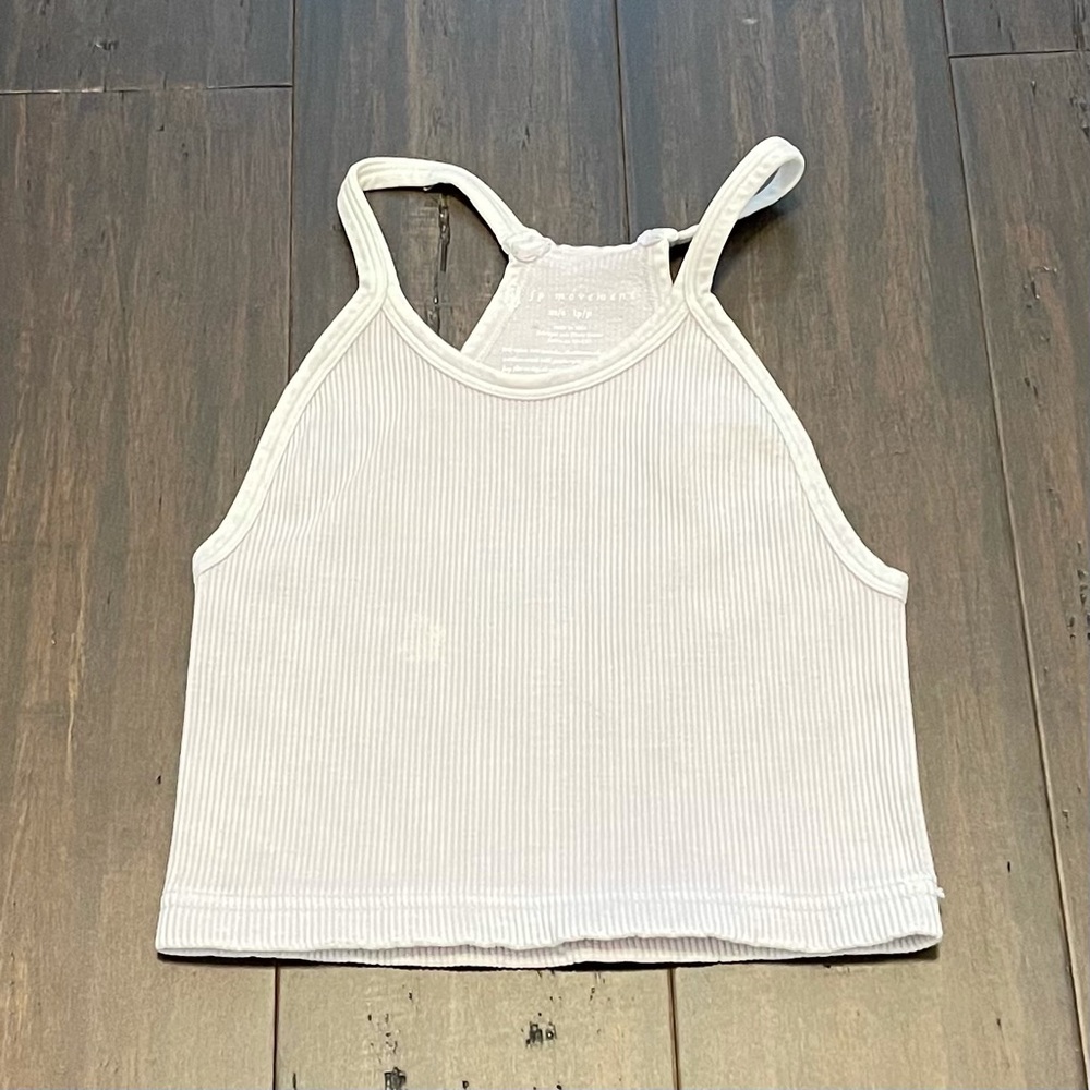 Free People Happiness Runs Crop Seamless Ribbed Tank XS/S